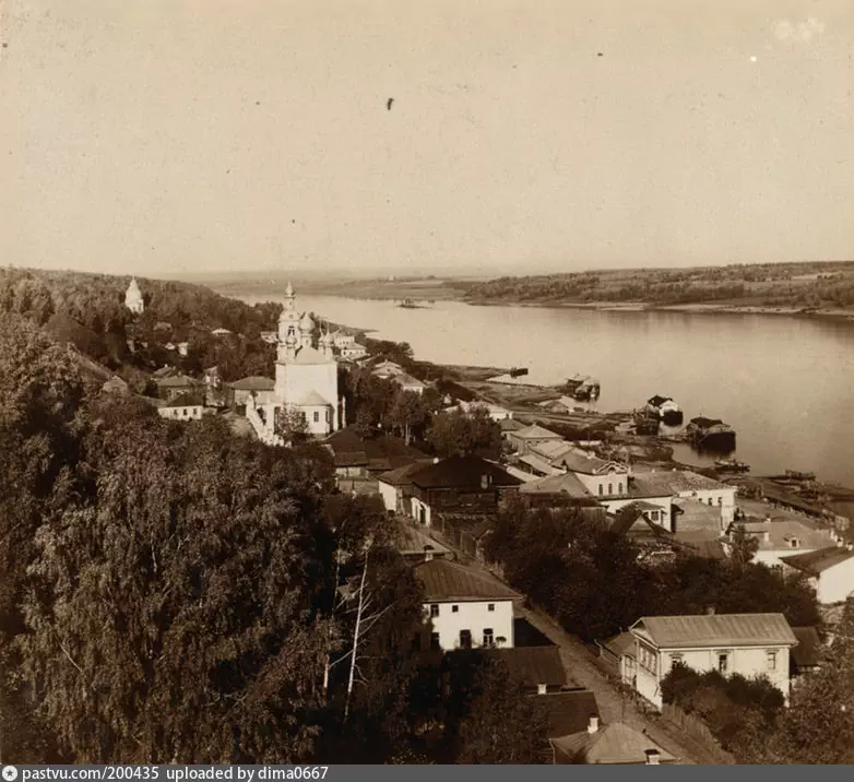 Вид с Соборной горы С.М.Прокудин-Горский 1910